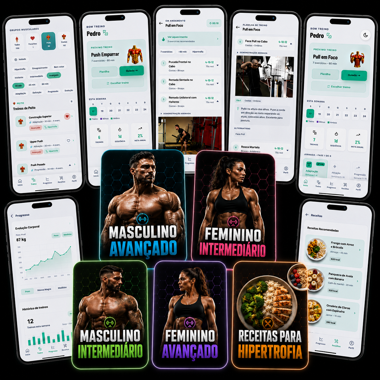 Como você acessa o app MP Treinos Fit